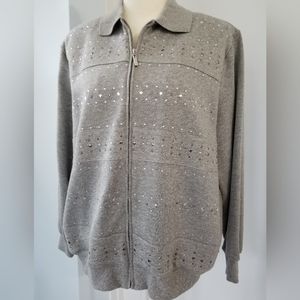 Alfred Dunner Grommet Jacket